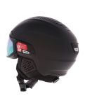 Miniaturka Alpina, Alto Q-Lite kask z szybą unisex Black Matt (Gold Mirror) czarny 