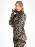 Miniaturka Eivy, Icecold Wool koszulka termoaktywna kobiety Leopard brązowy 