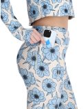 Miniaturka Eivy, Pocket spodnie termoaktywne kobiety Blue Flower biały, niebieski 