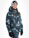 Miniaturka O'Neill, Z.E.N. Puffer Hybrid kurtka narciarska kobiety Blue Triangle Ikat niebieski 