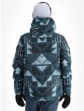 Miniaturka O'Neill, Z.E.N. Puffer Hybrid kurtka narciarska kobiety Blue Triangle Ikat niebieski 