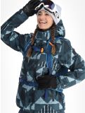 Miniaturka O'Neill, Z.E.N. Puffer Hybrid kurtka narciarska kobiety Blue Triangle Ikat niebieski 