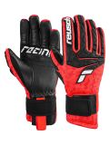 Miniaturka Reusch, World Cup Warrior Neo rękawiczki mężczyźni Black / Fluo Red czarny, czerwony 