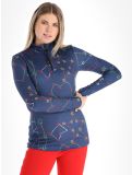 Miniaturka Rossignol, JC De Castelbajac Booster 1/2 Zip bluza kobiety Cosmic Blue niebieski 