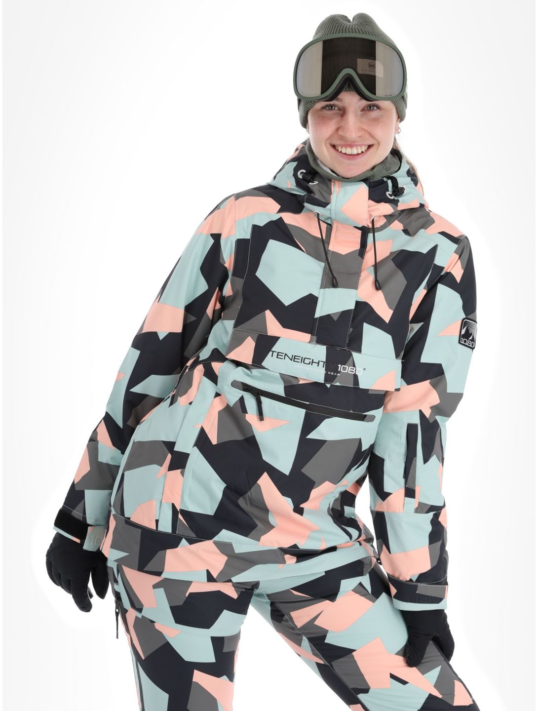 1080, Mary-T kurtka anorak kobiety Camo Rose różowy 