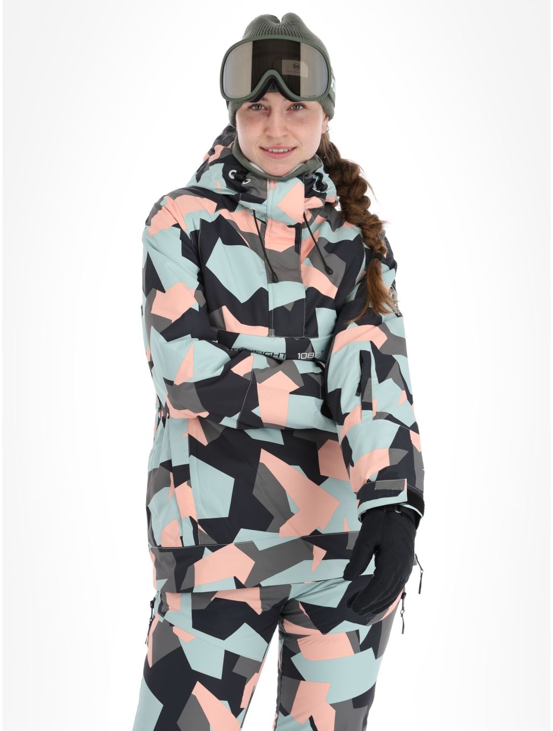 1080, Mary-T kurtka anorak kobiety Camo Rose różowy 