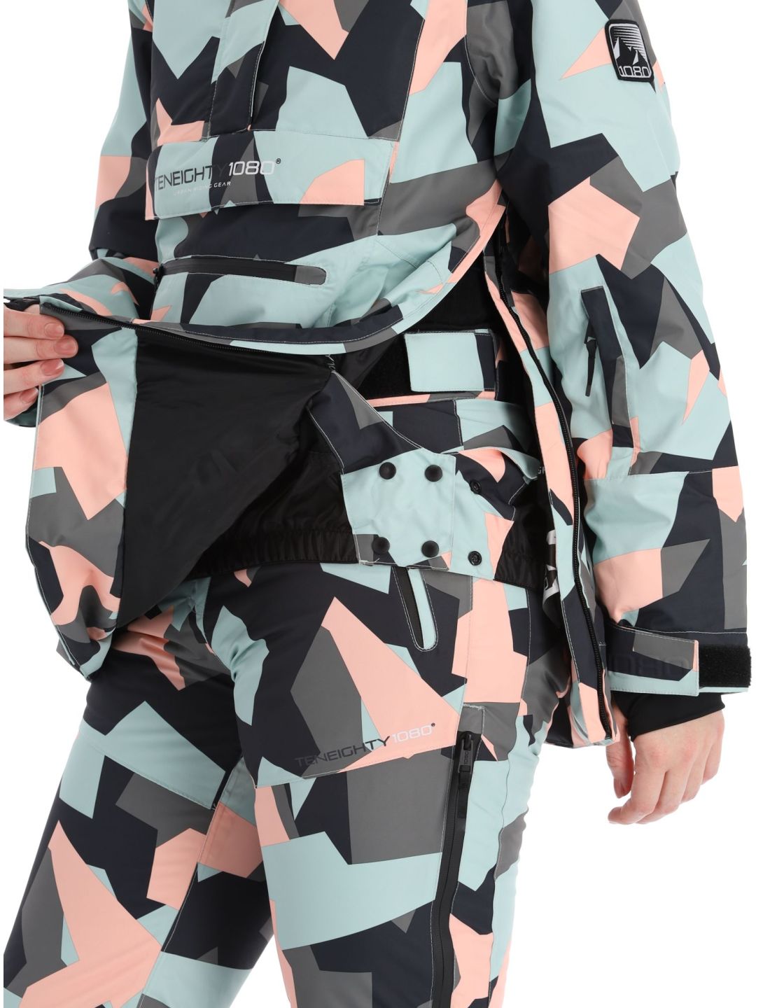 1080, Mary-T kurtka anorak kobiety Camo Rose różowy 