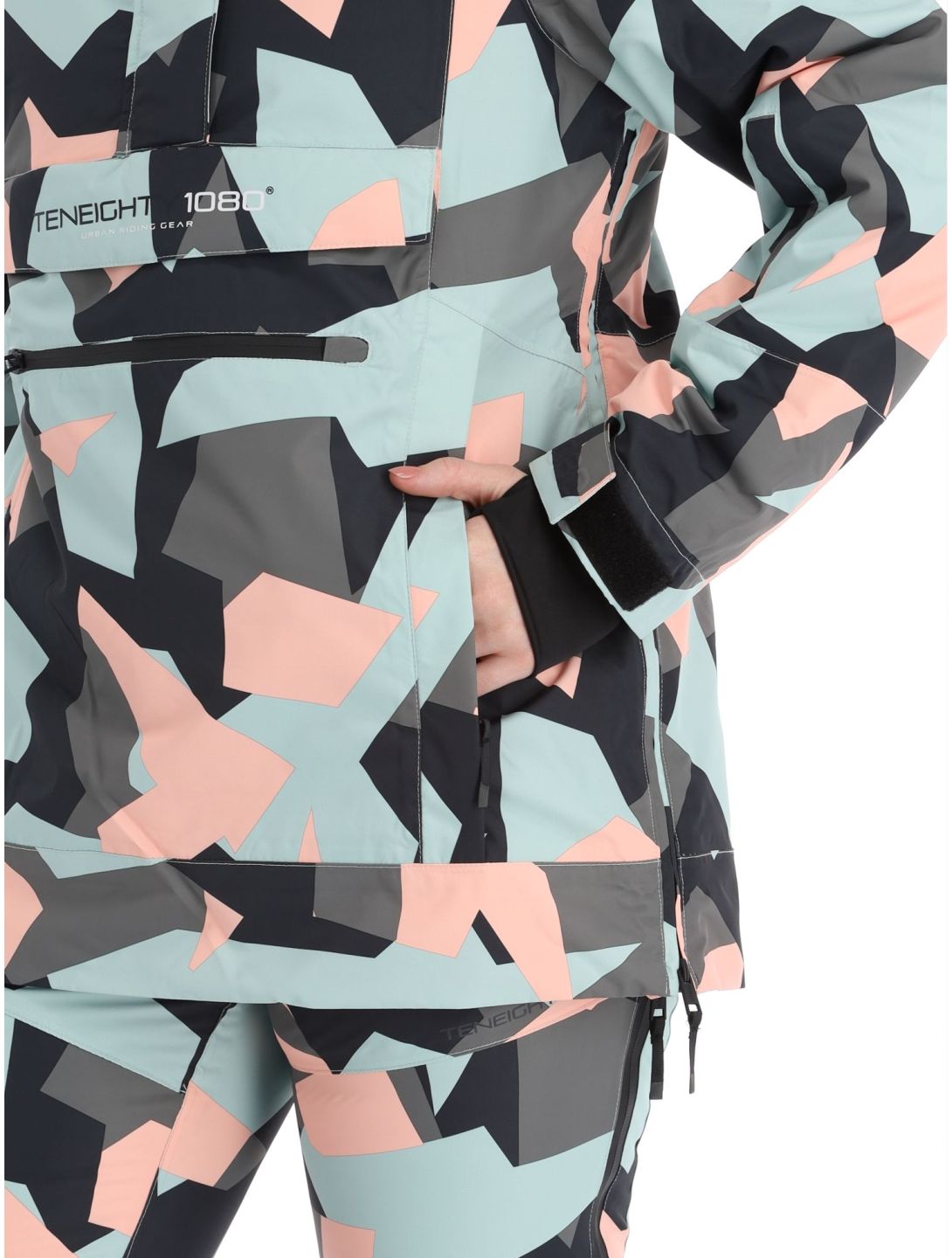 1080, Mary-T kurtka anorak kobiety Camo Rose różowy 