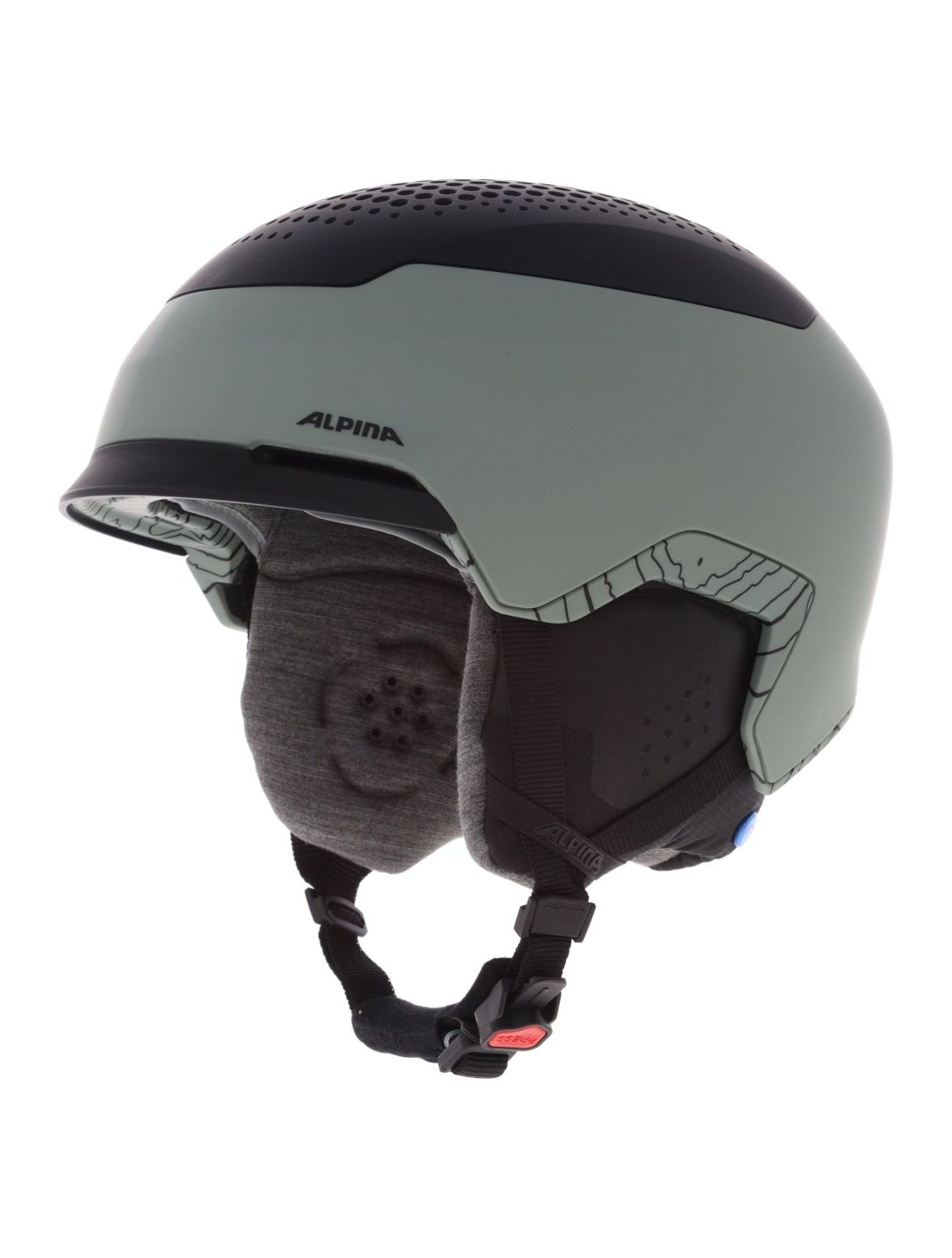 Alpina, Gems kask unisex Willow Green Black Matt czarny, zielony 