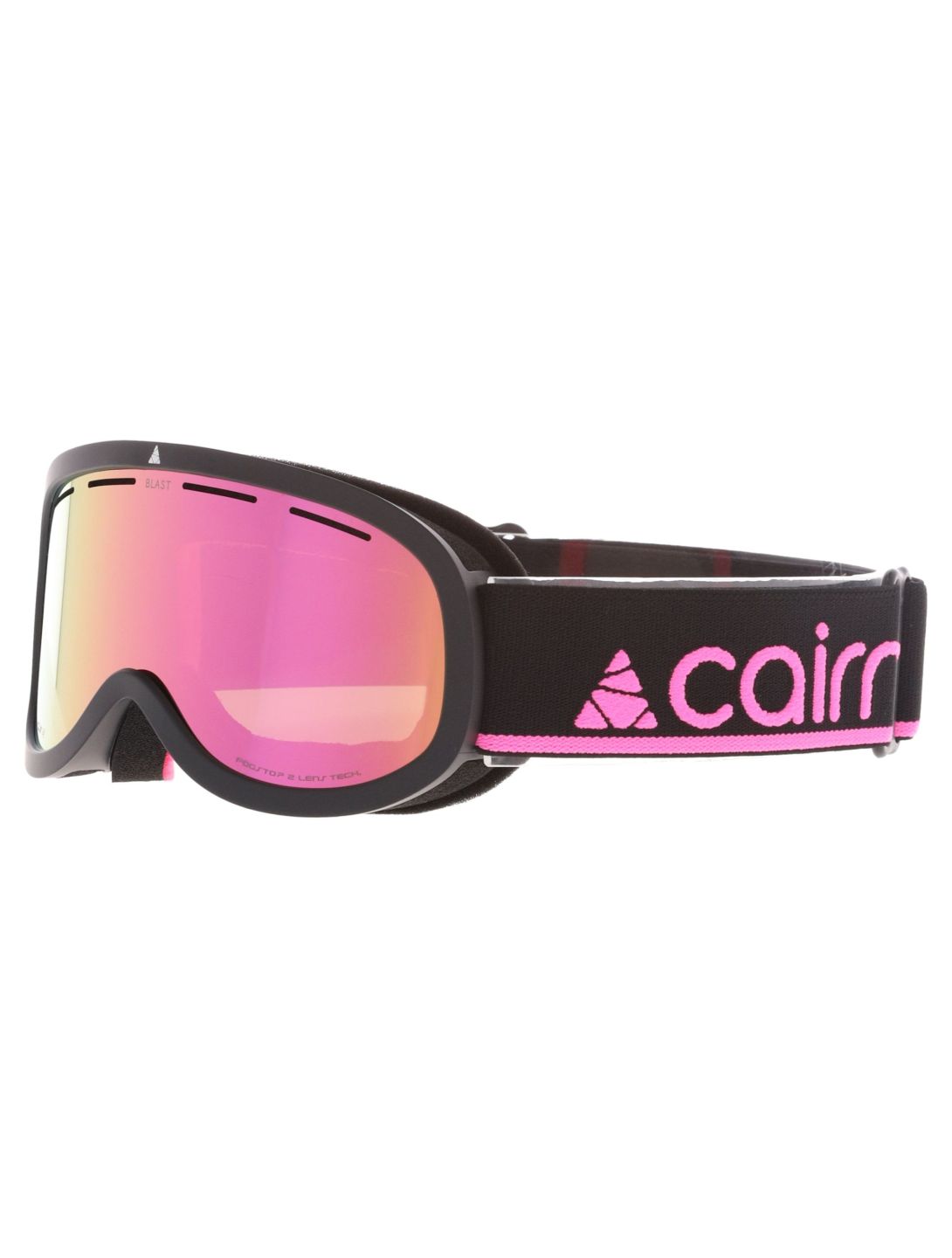 Cairn, Blast gogle dzieci Mat Black Neon Pink czarny, różowy 