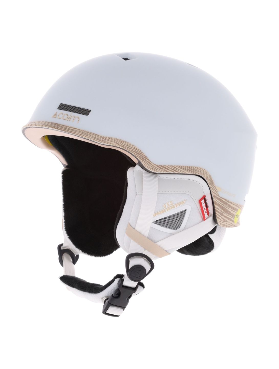 Cairn, Centaure Rescue Mips kask unisex Mat White Wood biały, brązowy 