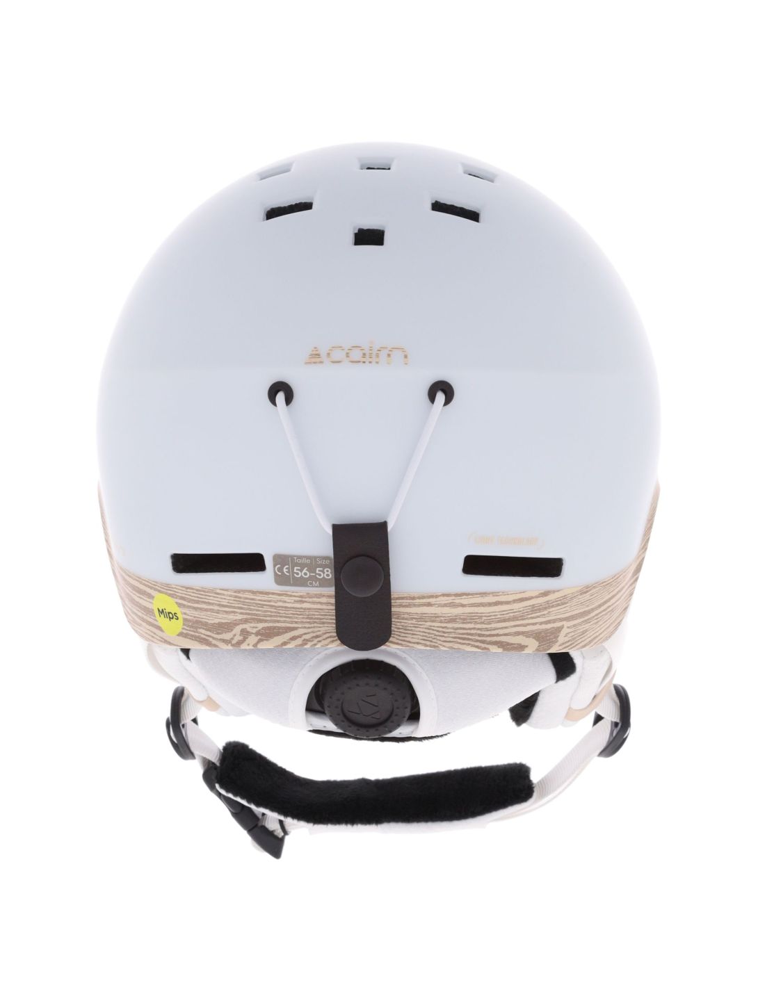 Cairn, Centaure Rescue Mips kask unisex Mat White Wood biały, brązowy 