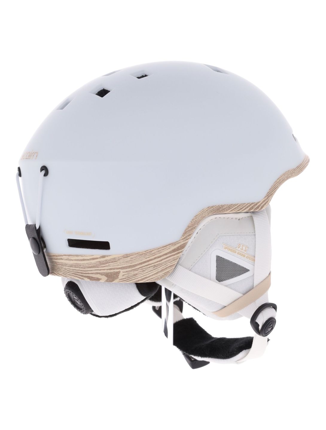 Cairn, Centaure Rescue Mips kask unisex Mat White Wood biały, brązowy 