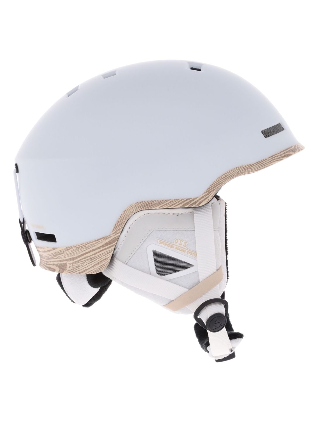 Cairn, Centaure Rescue Mips kask unisex Mat White Wood biały, brązowy 