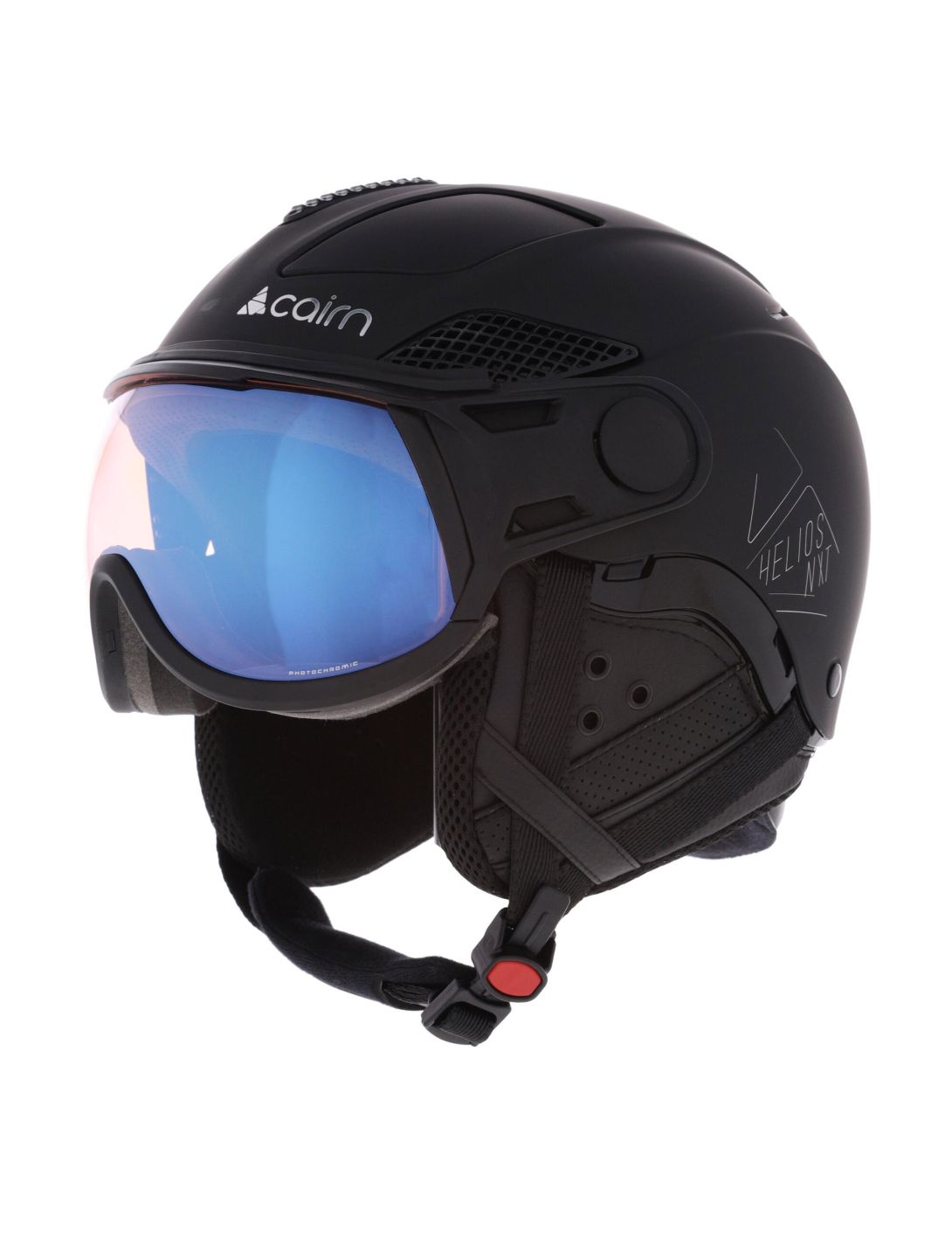 Cairn, Helios Evolight NXT kask z szybą unisex Mat Black czarny 