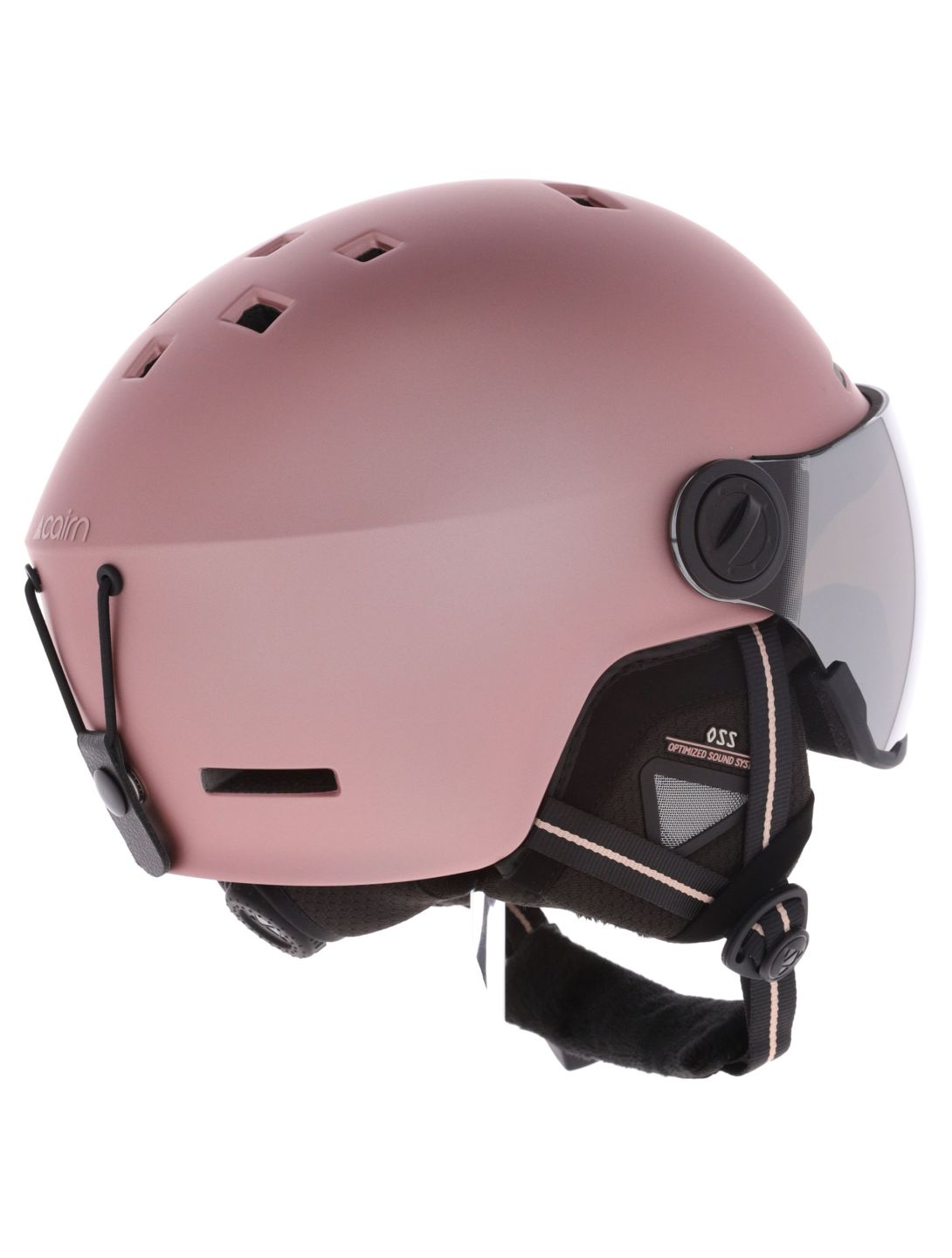 Cairn, Reflex Visor kask z szybą unisex Mat Metallic Dust różowy 