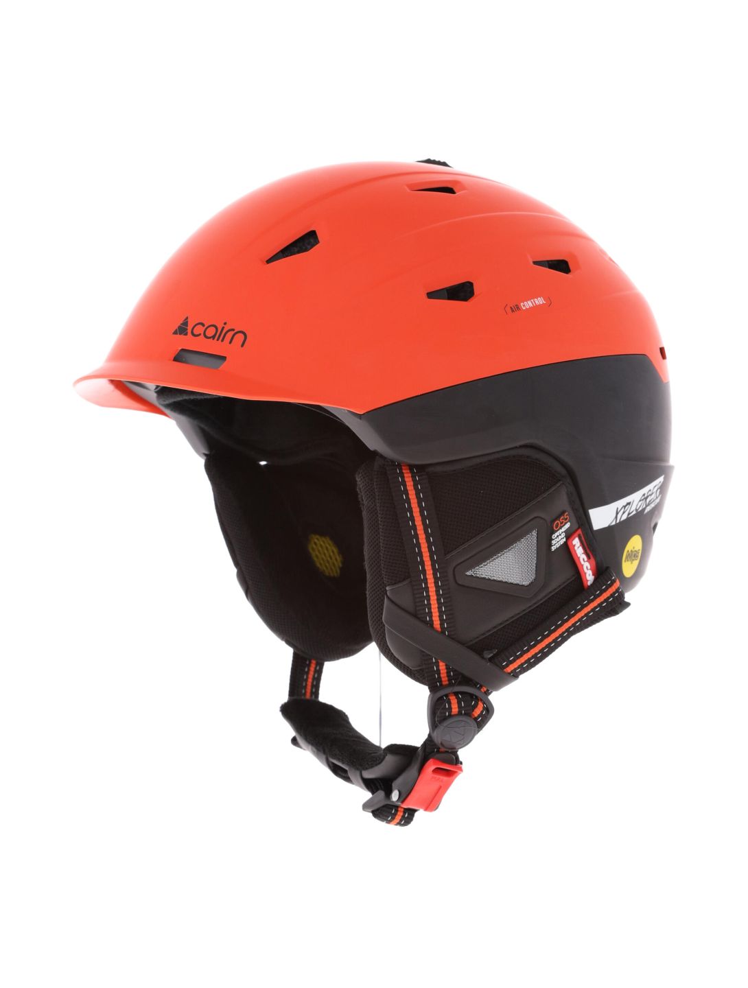 Cairn, Xplorer Rescue Mips kask unisex Black Fire czarny, pomarańczowy 