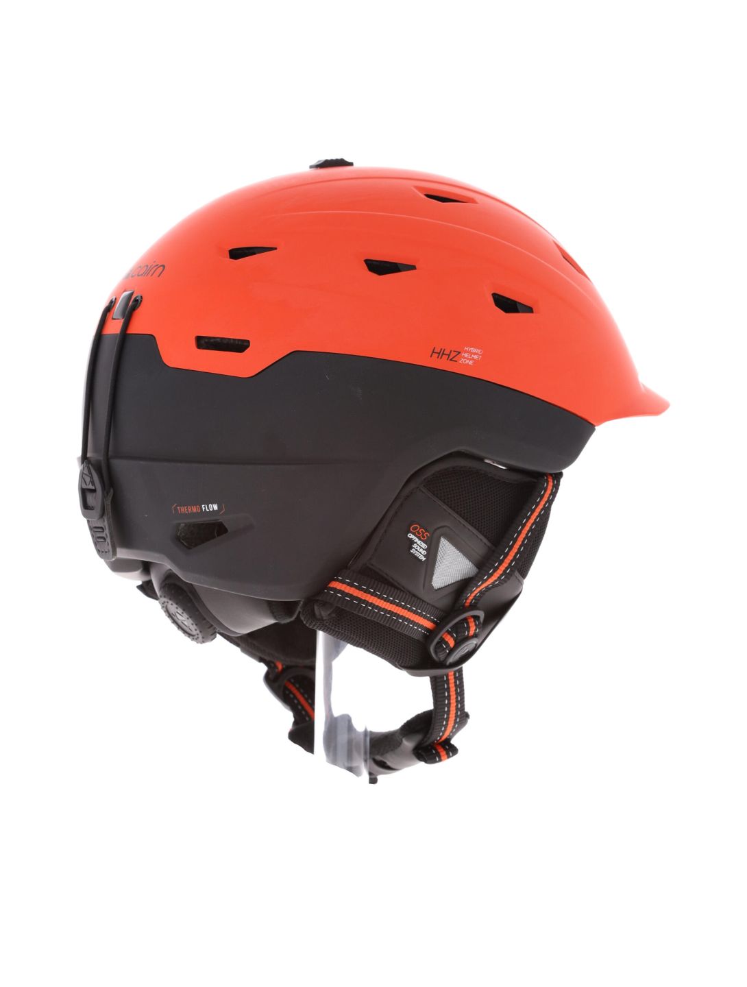 Cairn, Xplorer Rescue Mips kask unisex Black Fire czarny, pomarańczowy 