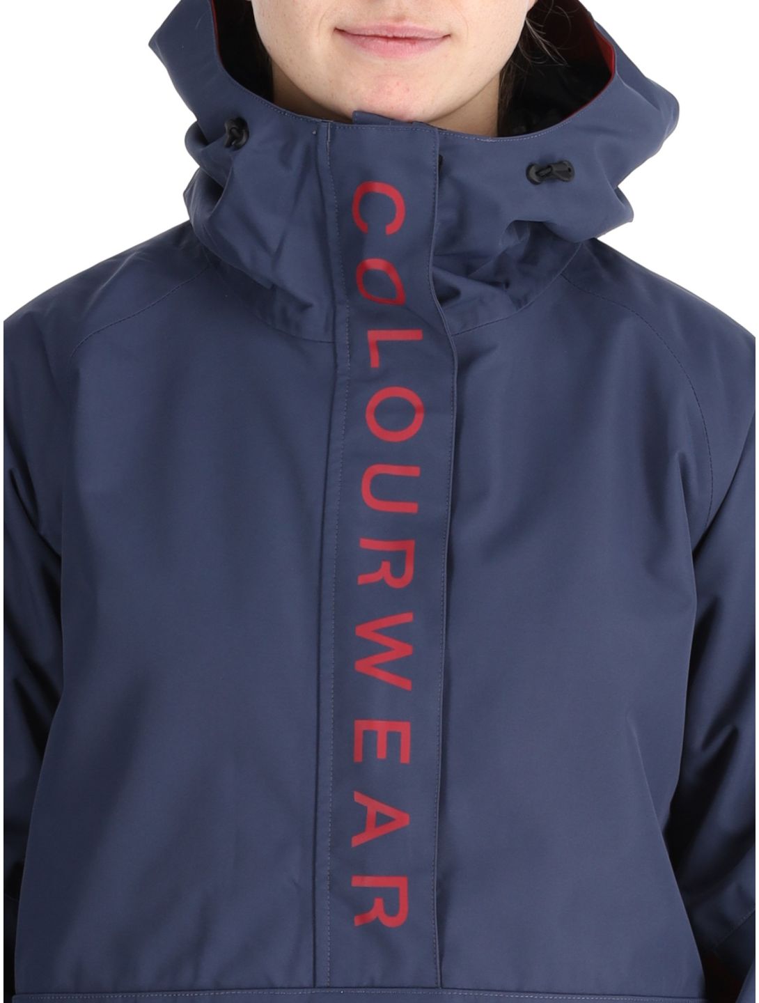 ColourWear, W Signature kurtka anorak kobiety Navy niebieski 