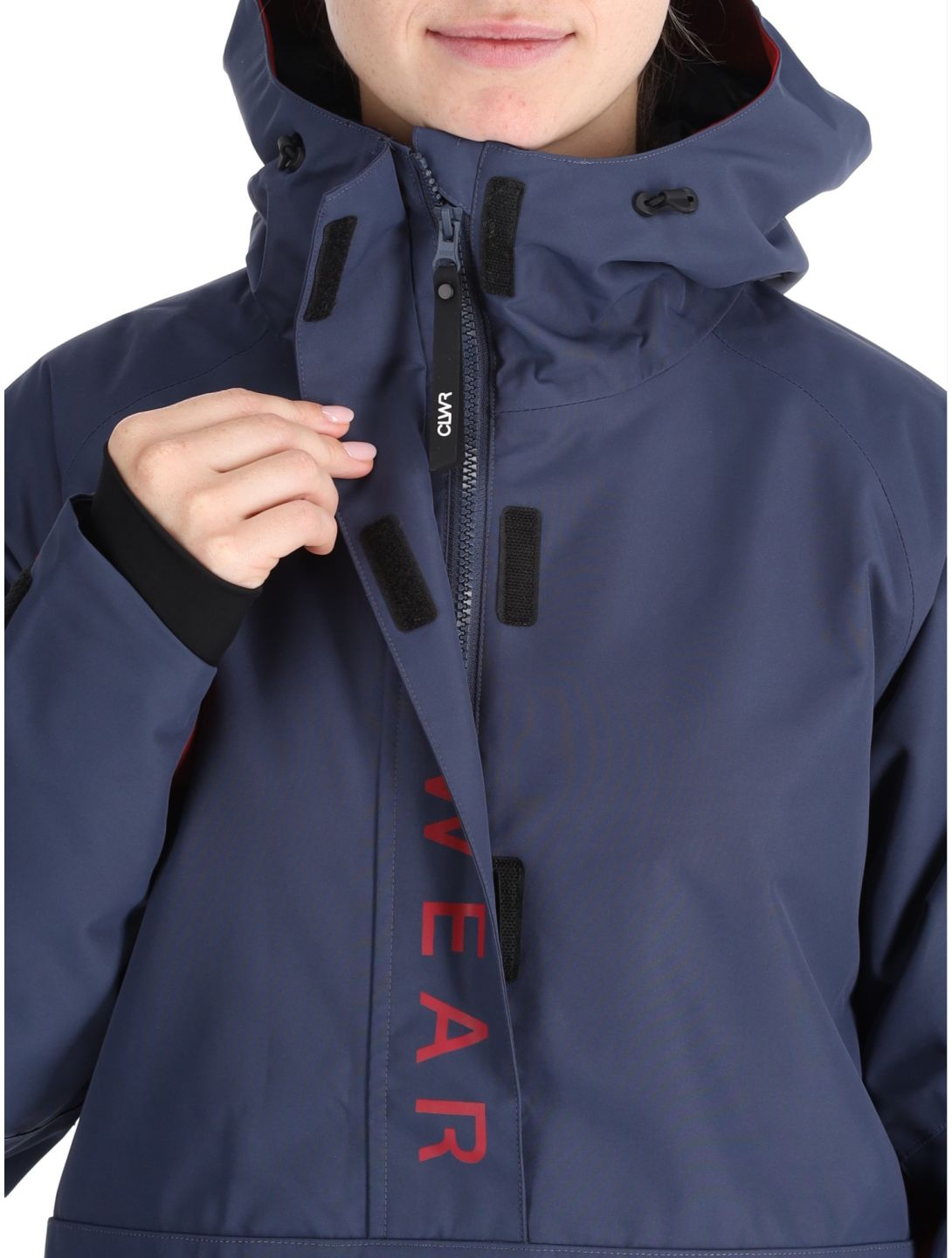 ColourWear, W Signature kurtka anorak kobiety Navy niebieski 