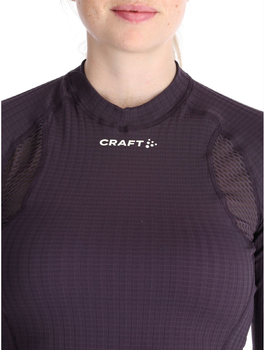 Craft, Active Extreme X Crewneck LS koszulka termoaktywna kobiety DK Plum fioletowy 