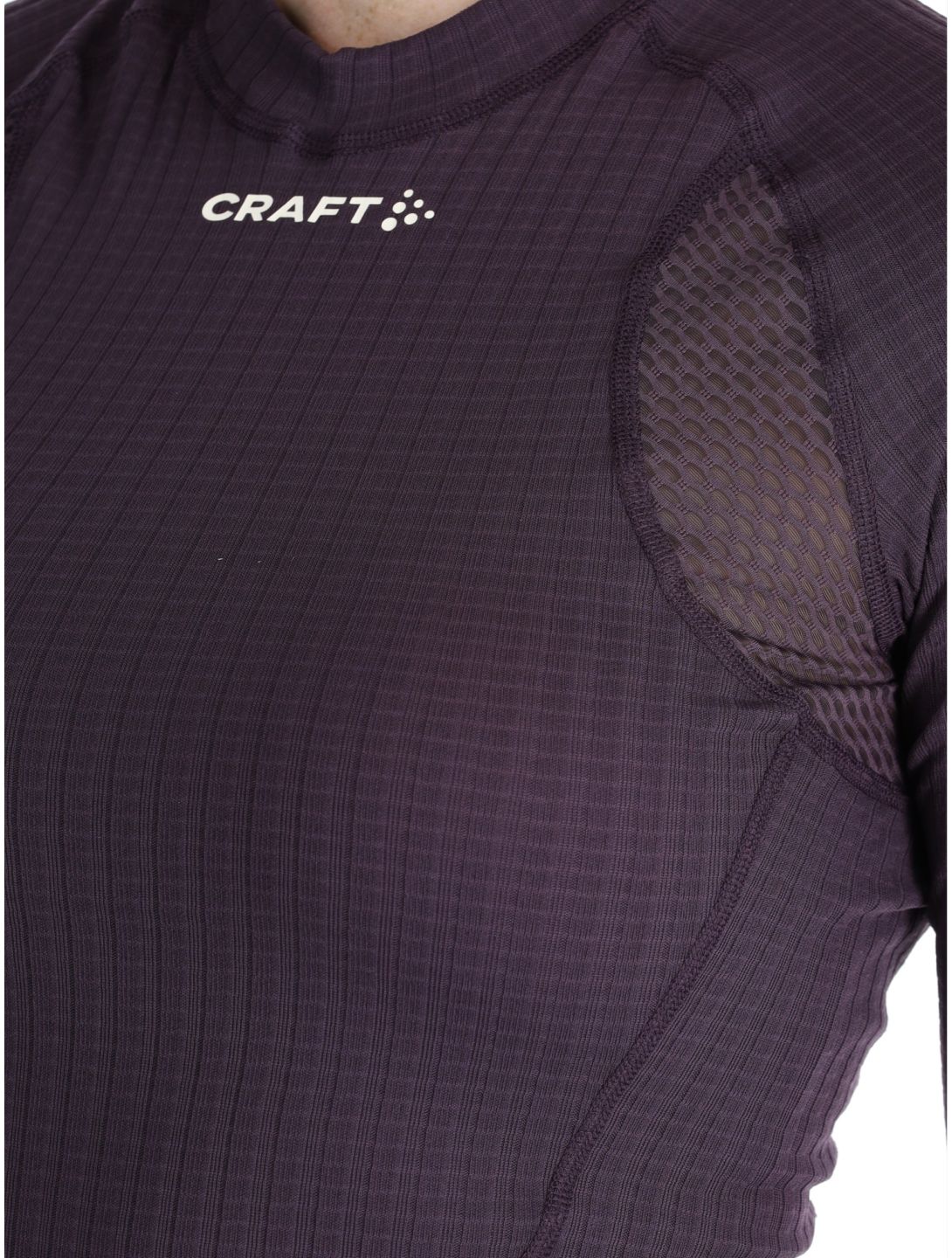 Craft, Active Extreme X Crewneck LS koszulka termoaktywna kobiety DK Plum fioletowy 