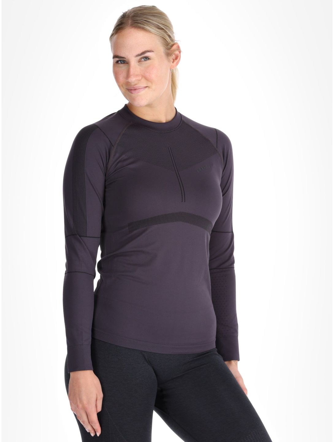 Craft, Active Intensity Crewneck LS koszulka termoaktywna kobiety DK Plum fioletowy 