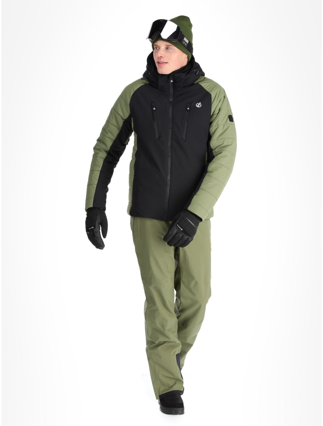 Dare2b, Speed kurtka softshell mężczyźni Olivine Green / Black czarny, zielony 