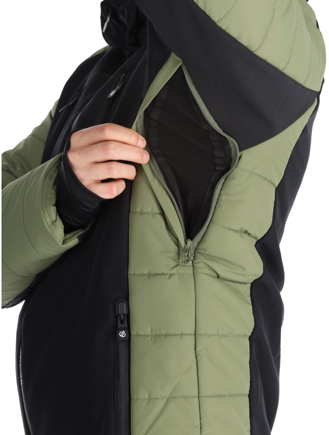 Dare2b, Speed kurtka softshell mężczyźni Olivine Green / Black czarny, zielony 