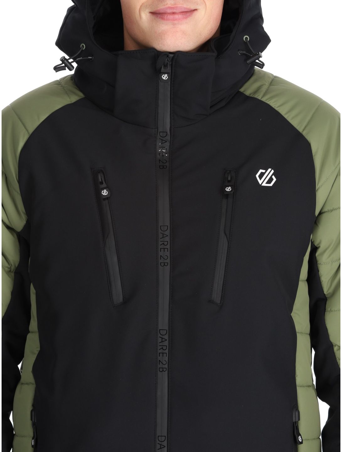 Dare2b, Speed kurtka softshell mężczyźni Olivine Green / Black czarny, zielony 