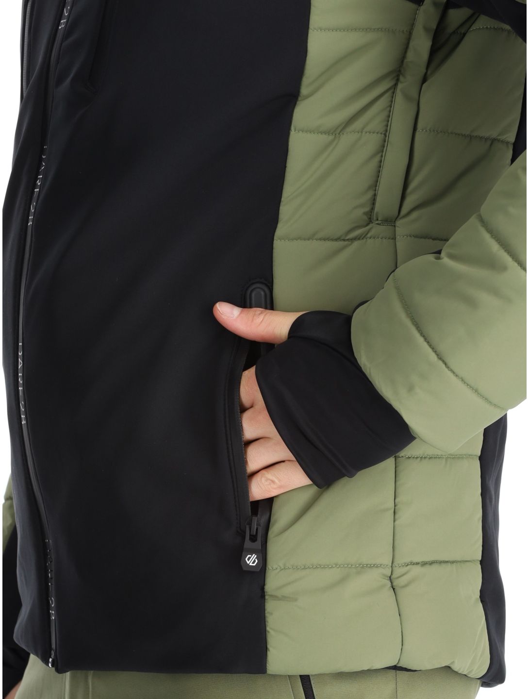 Dare2b, Speed kurtka softshell mężczyźni Olivine Green / Black czarny, zielony 