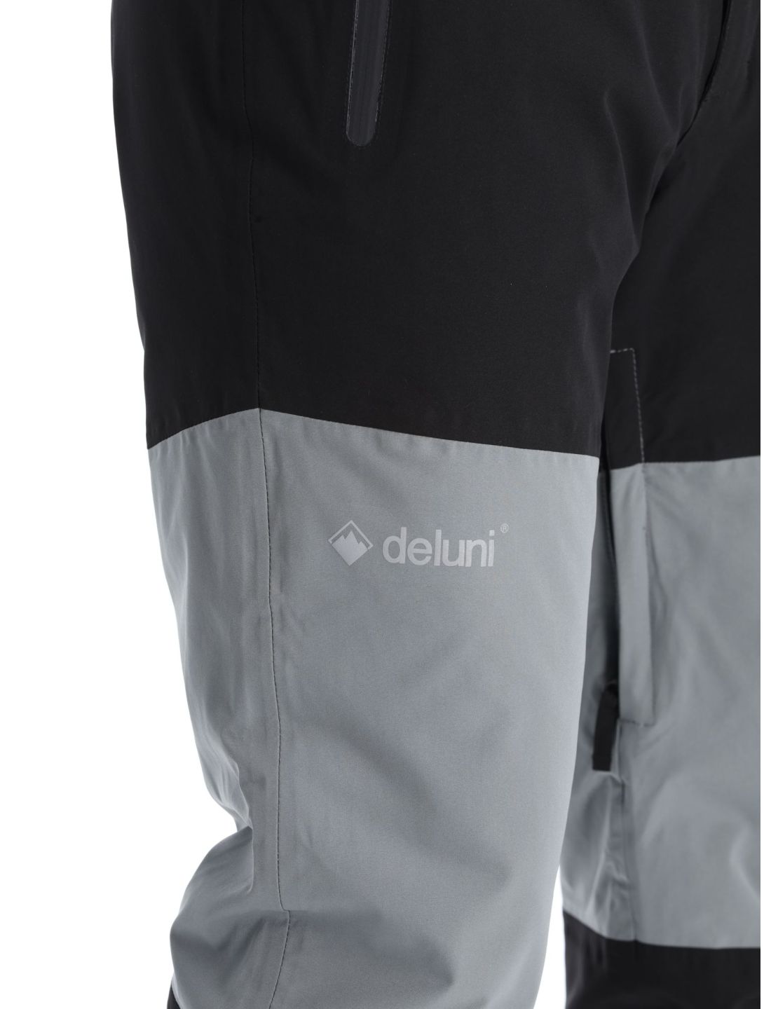 Deluni, Icerocker Pro spodnie narciarskie mężczyźni Black / Dark Grey czarny, szary 