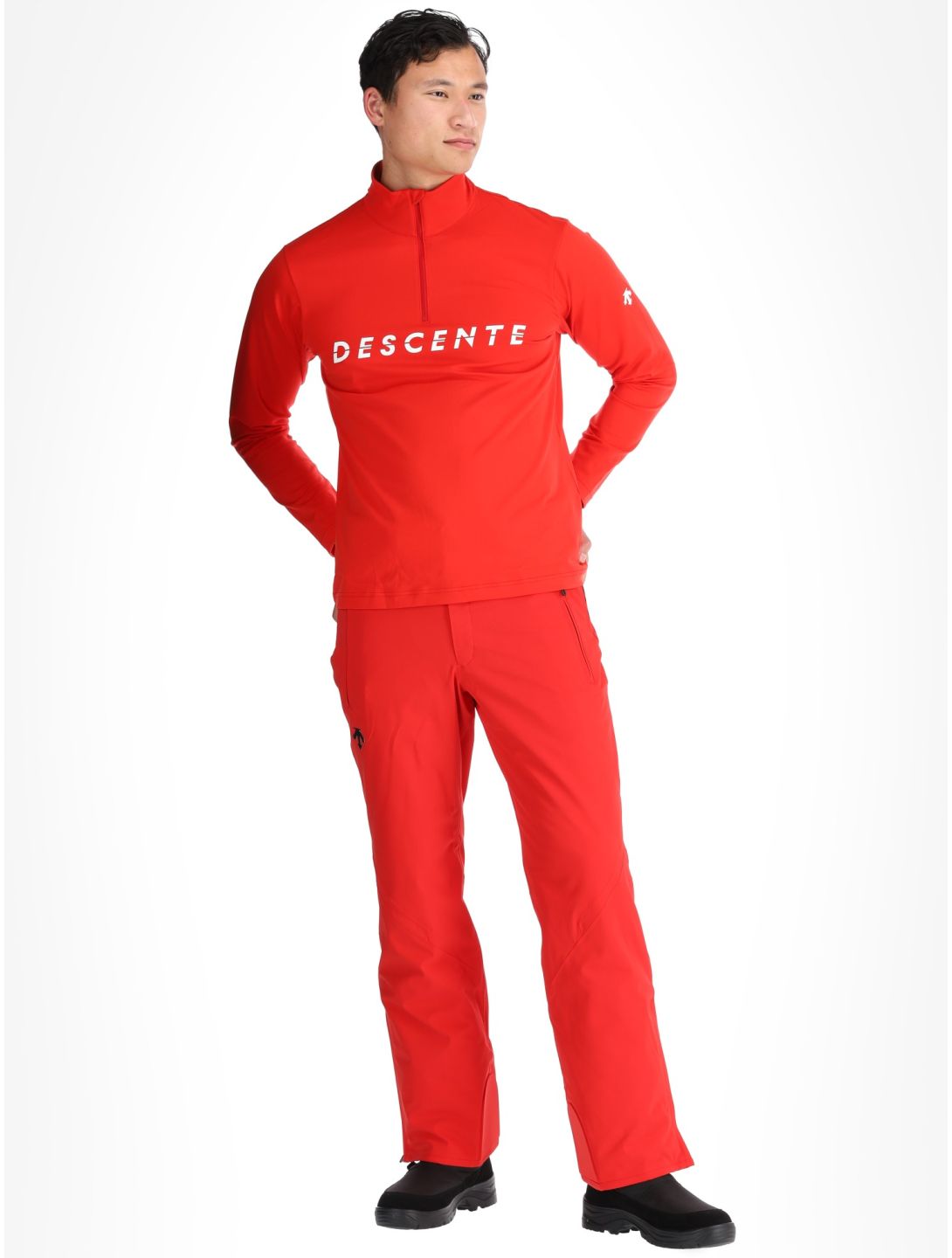 Descente, M-GB20 bluza mężczyźni Electric Red czerwony 