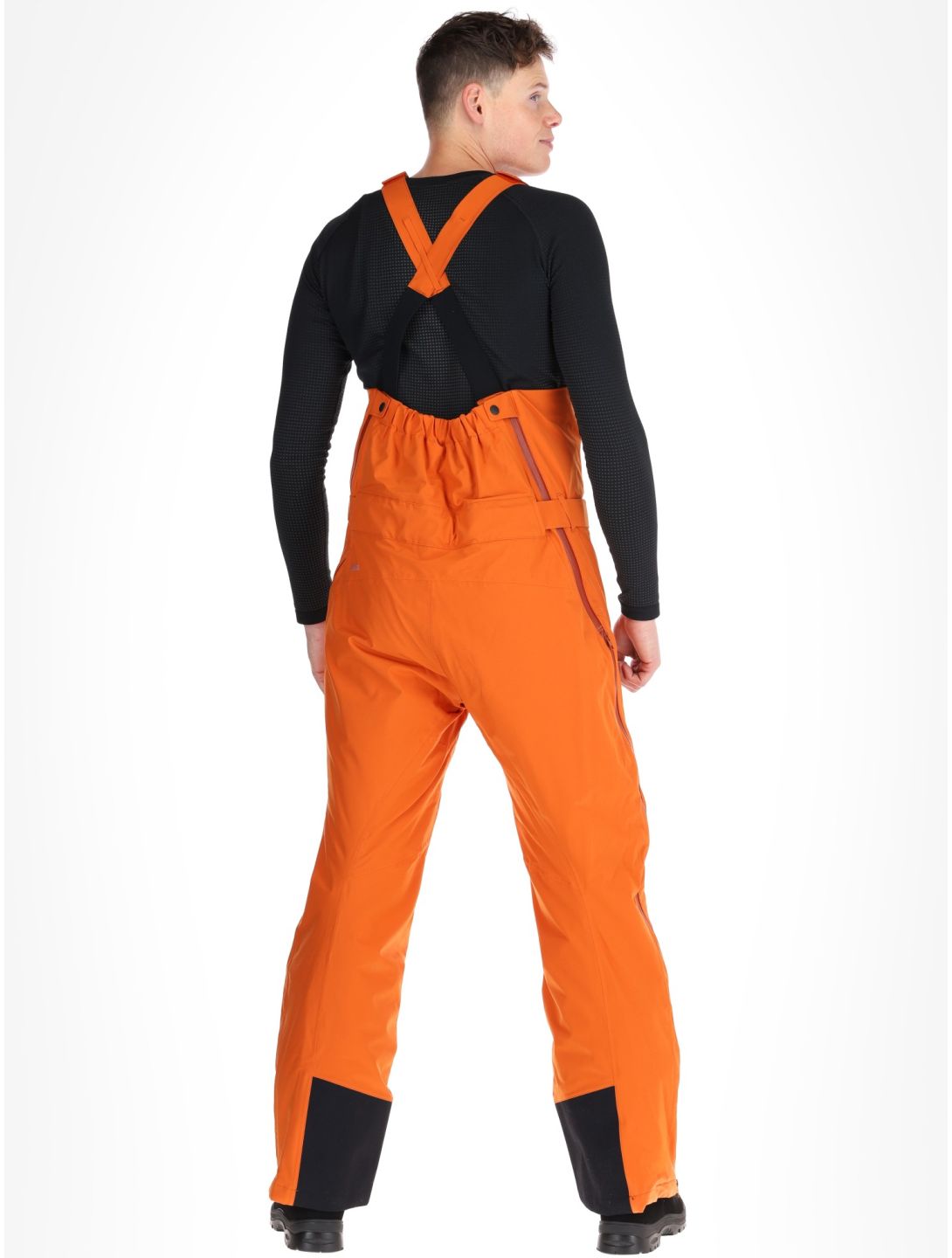 Descente, M-GD50M spodnie hardshell BIB mężczyźni Ripen Orange pomarańczowy 