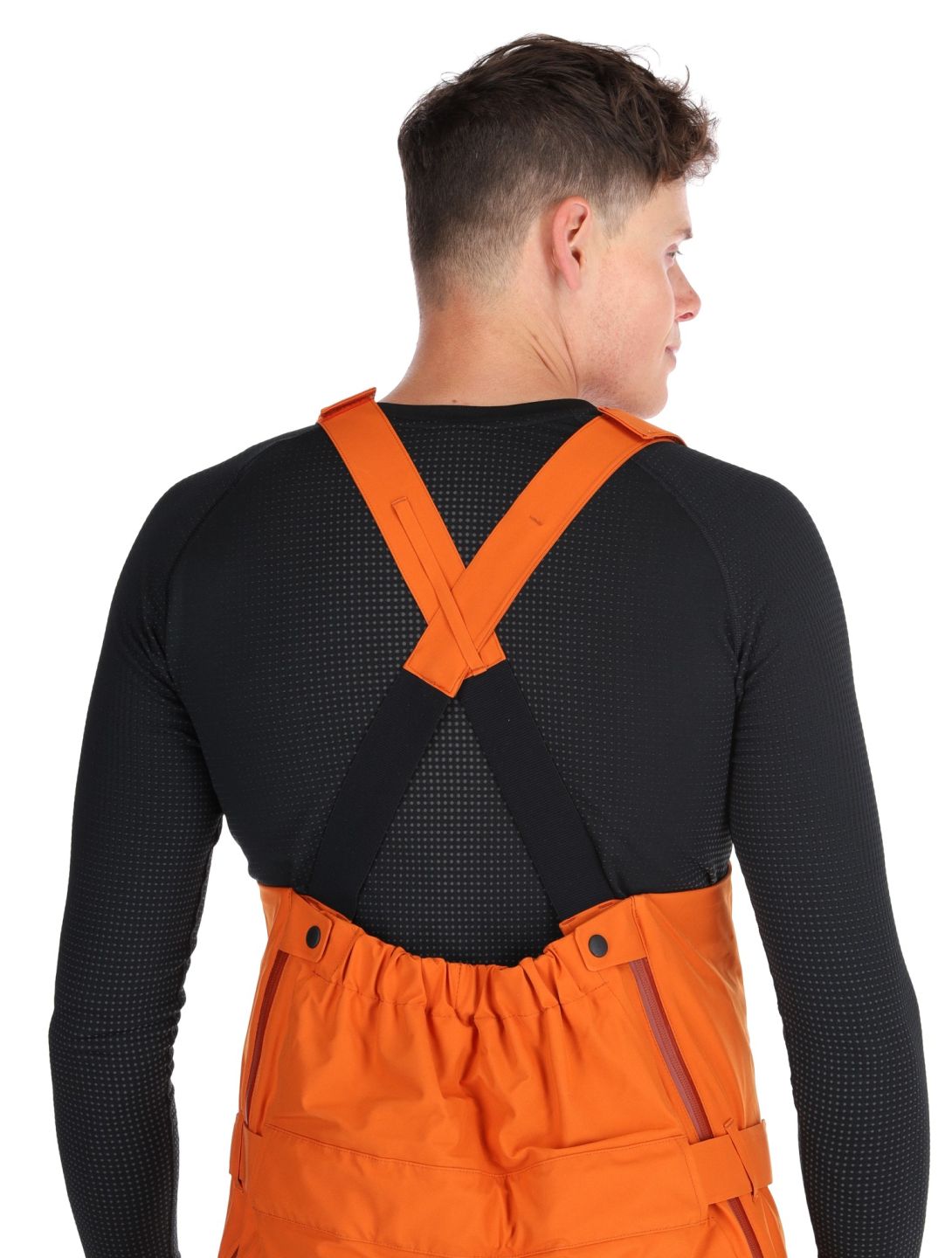 Descente, M-GD50M spodnie hardshell BIB mężczyźni Ripen Orange pomarańczowy 