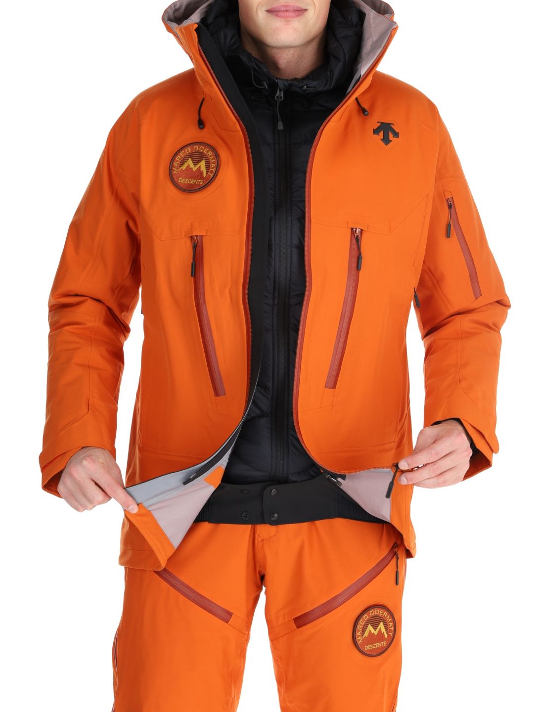 Descente, M-GK50M Marco Odermatt kurtka hardshell mężczyźni Ripen Orange pomarańczowy 