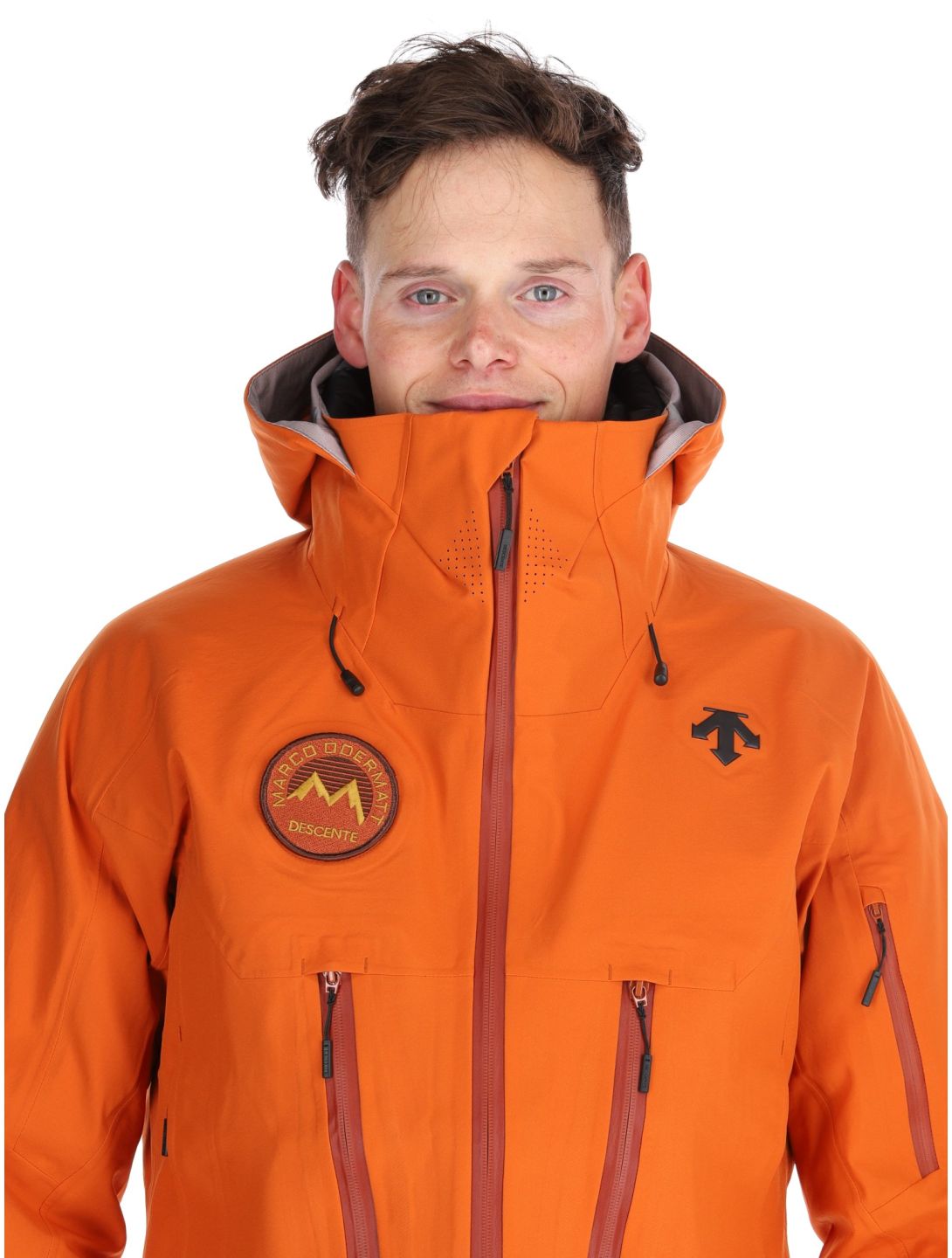 Descente, M-GK50M Marco Odermatt kurtka hardshell mężczyźni Ripen Orange pomarańczowy 