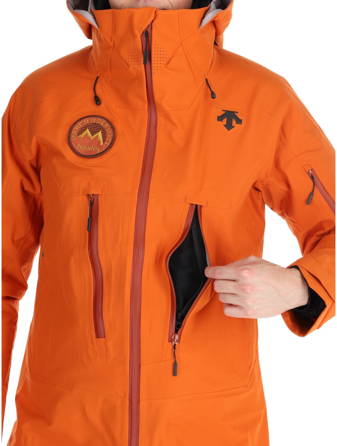 Descente, M-GK50M Marco Odermatt kurtka hardshell mężczyźni Ripen Orange pomarańczowy 