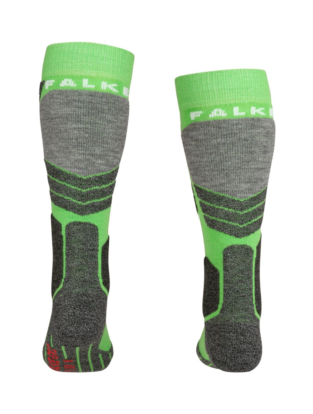 Falke, SK2 Intermediate skarpety narciarskie dzieci Vivid Green zielony 