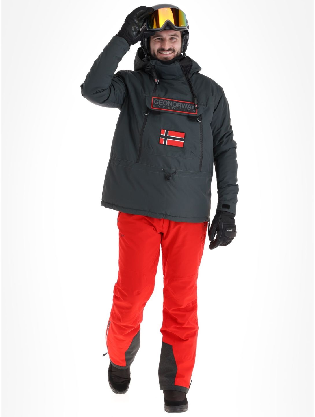 Geographical Norway, Benyamine kurtka narciarska mężczyźni Dark Grey szary 