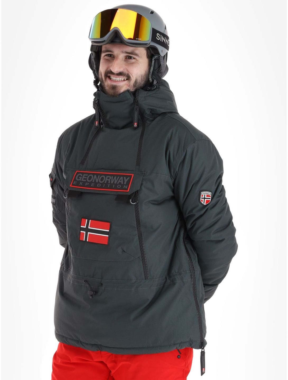 Geographical Norway, Benyamine kurtka narciarska mężczyźni Dark Grey szary 