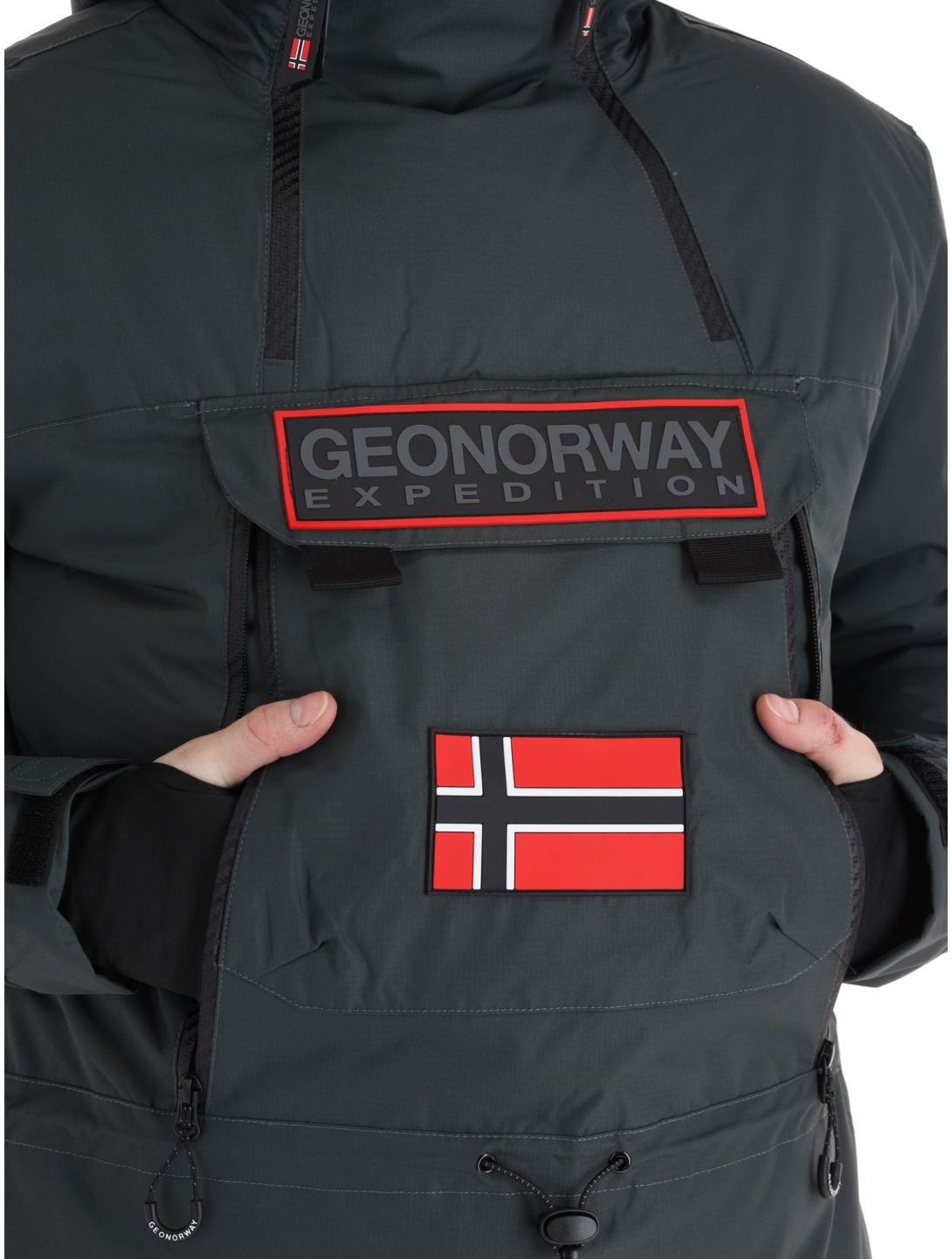 Geographical Norway, Benyamine kurtka narciarska mężczyźni Dark Grey szary 