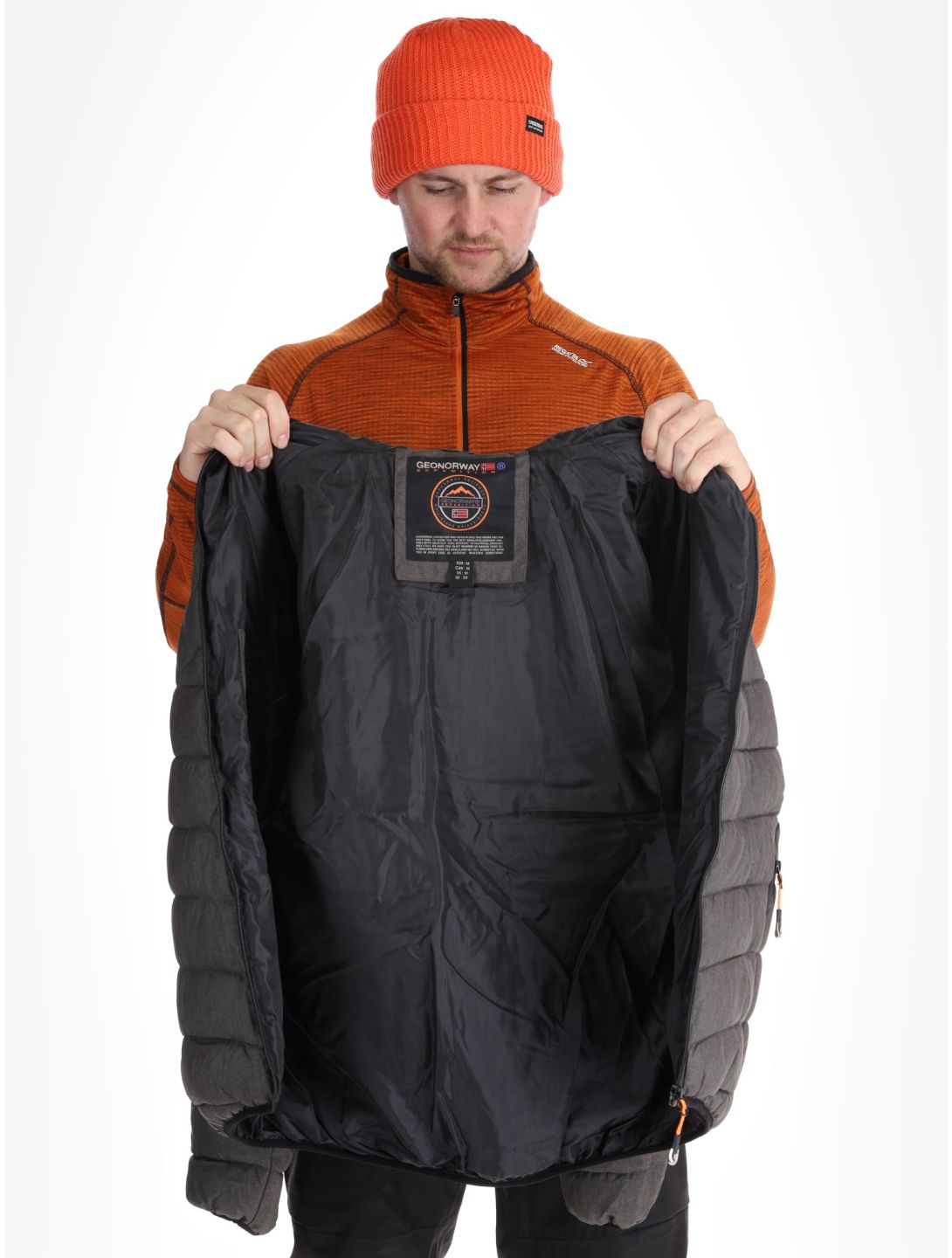 Geographical Norway, Bolchevic kurtka narciarska mężczyźni Dark Grey szary 