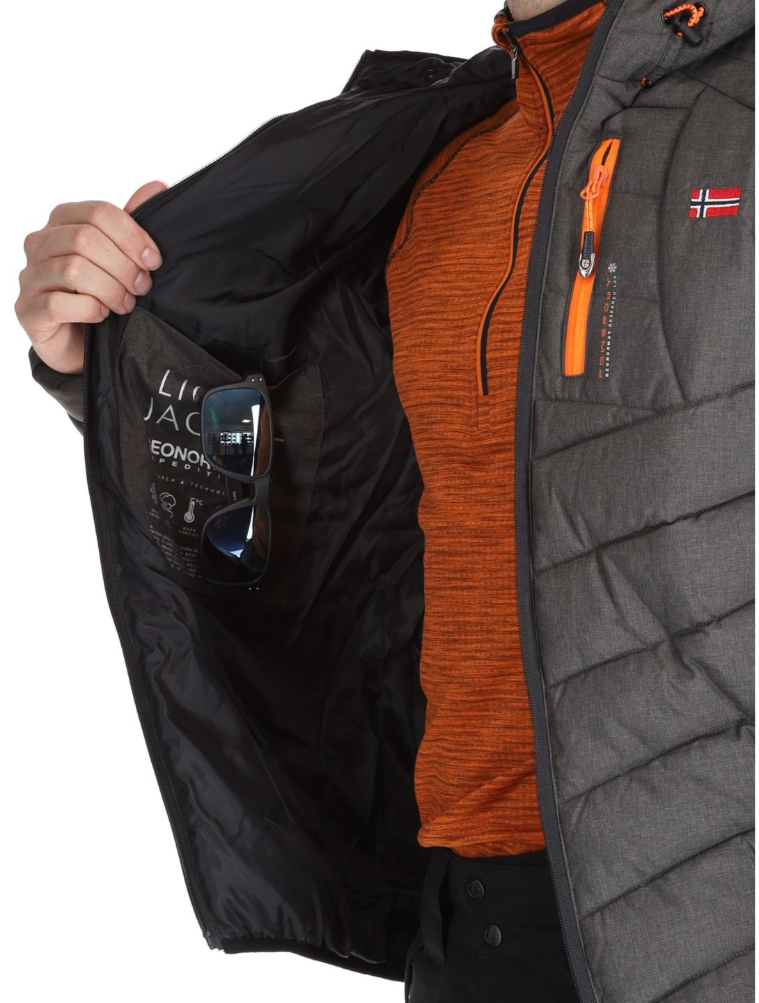 Geographical Norway, Bolchevic kurtka narciarska mężczyźni Dark Grey szary 