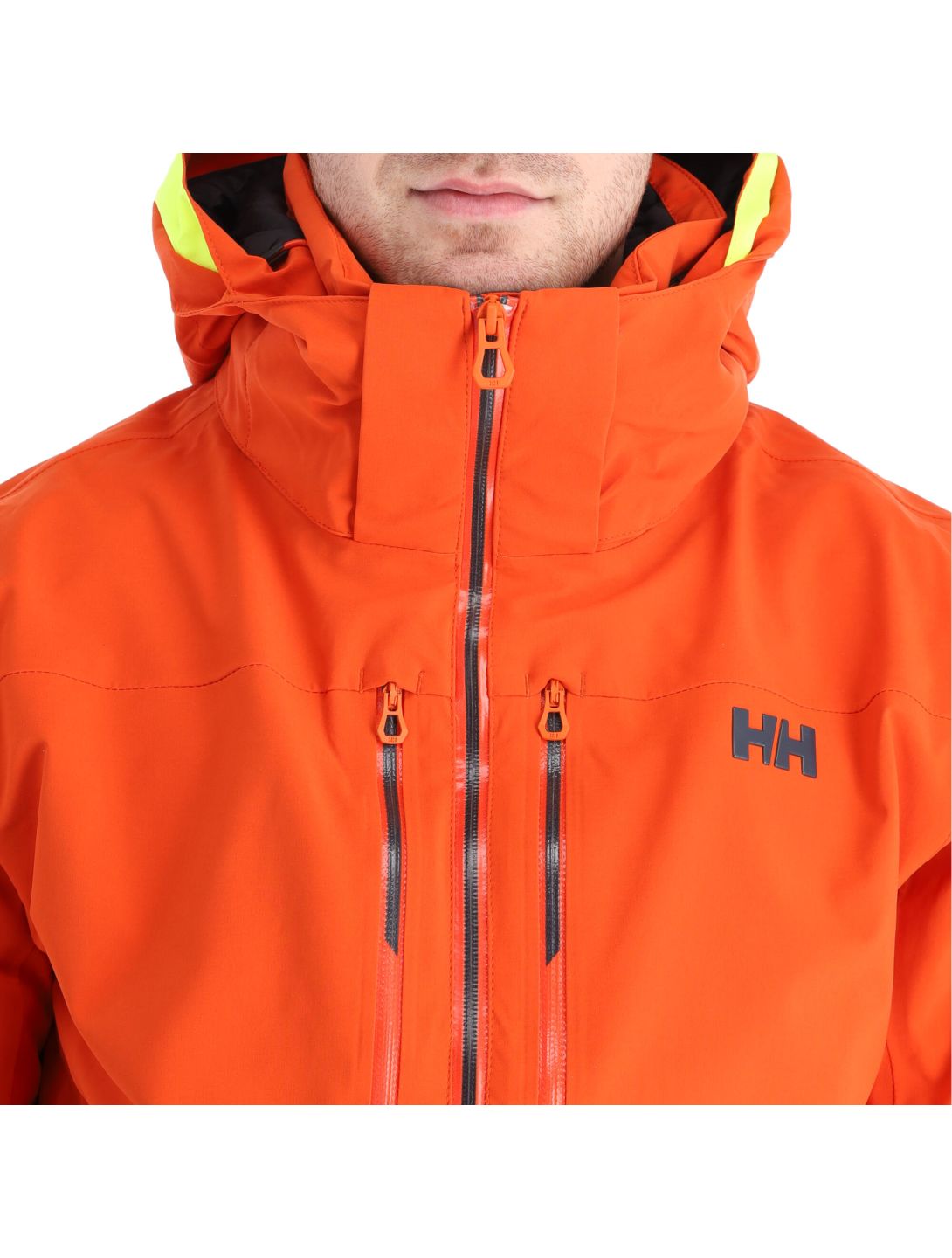 Helly Hansen, Alpha Lifaloft kurtka narciarska mężczyźni Patrol pomarańczowy 