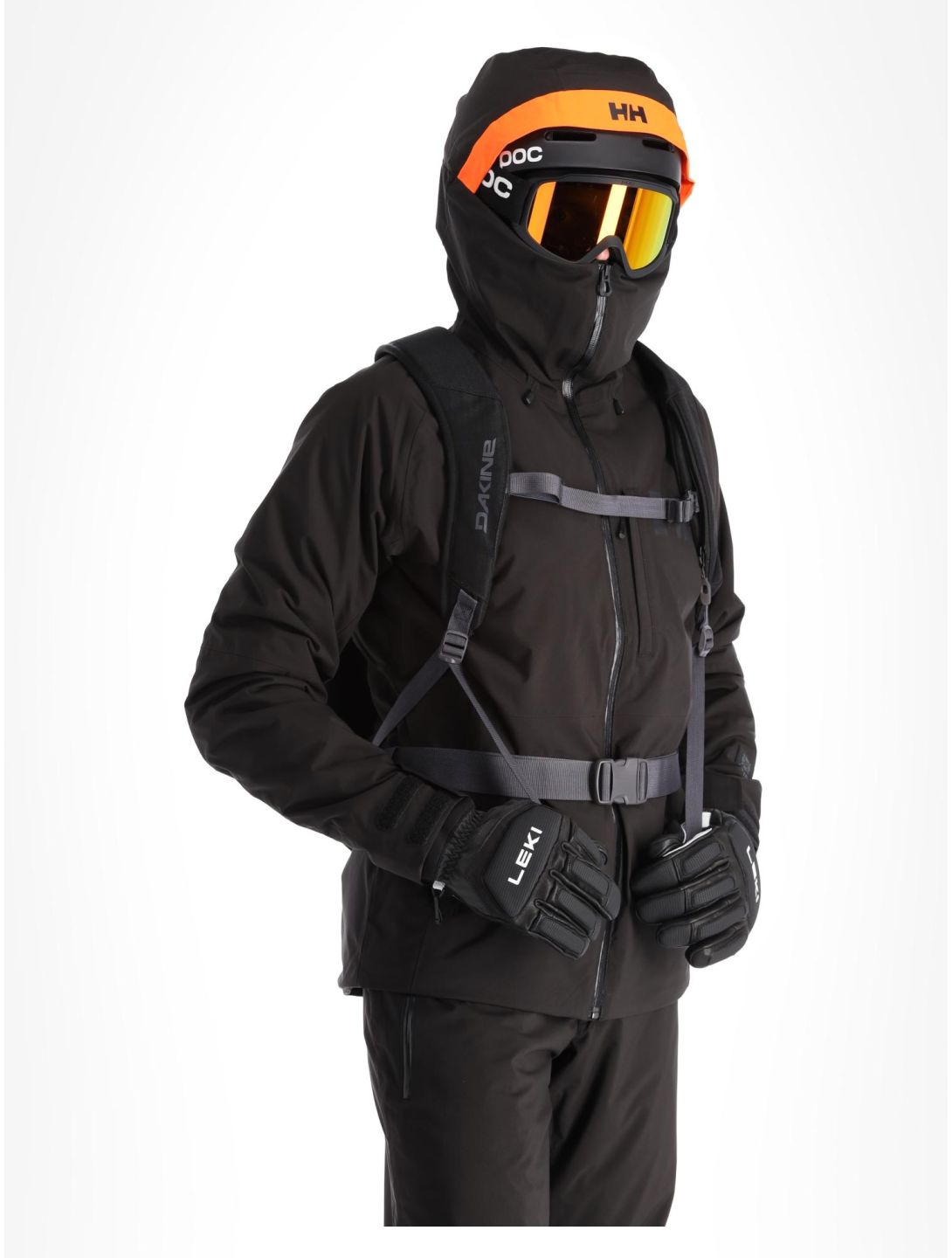 Helly Hansen, Powderface kurtka narciarska mężczyźni Black czarny 