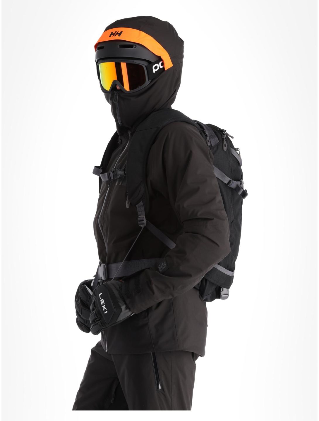 Helly Hansen, Powderface kurtka narciarska mężczyźni Black czarny 