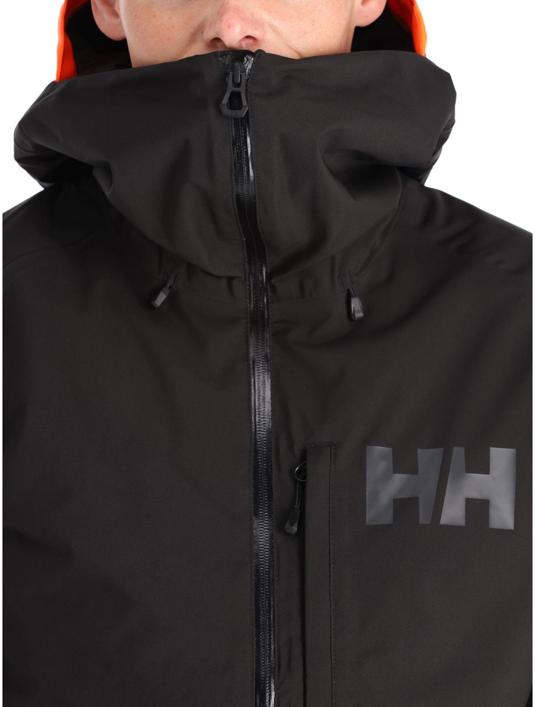 Helly Hansen, Powderface kurtka narciarska mężczyźni Black czarny 