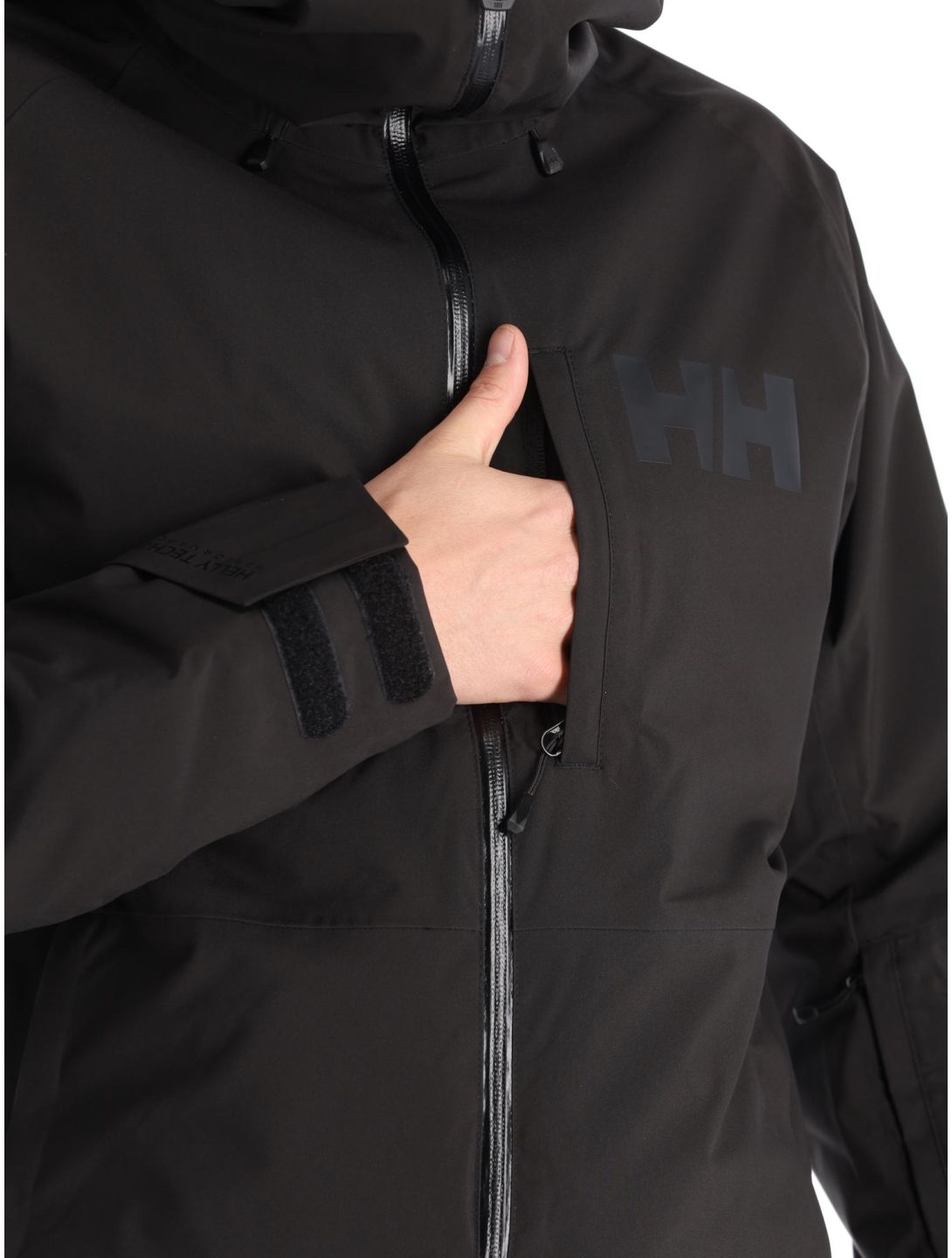 Helly Hansen, Powderface kurtka narciarska mężczyźni Black czarny 