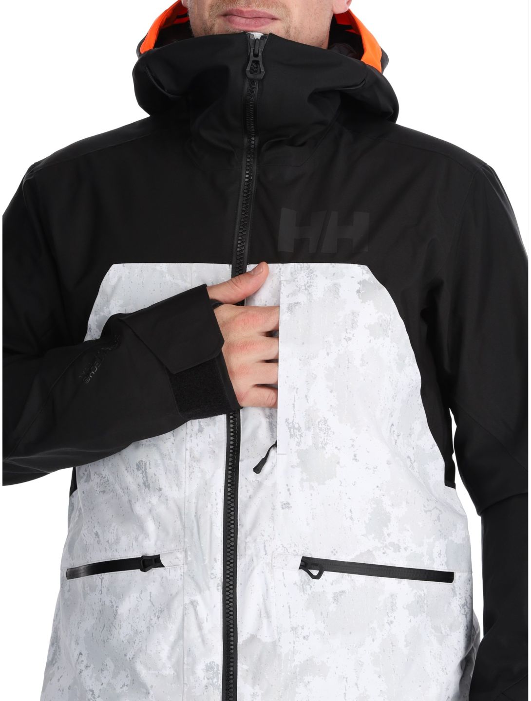 Helly Hansen, Straightline Lifaloft 2.0 Jkt kurtka narciarska mężczyźni Grey Fog S czarny, szary 